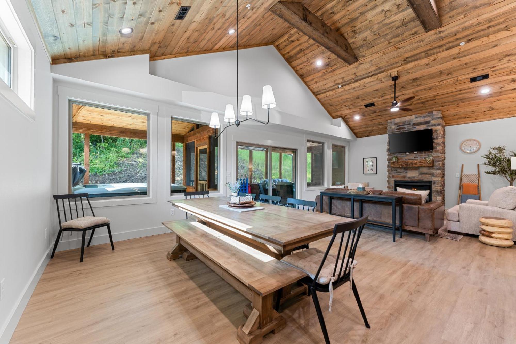 Hollister New Ozark Oasis Luxe Cabin Retreat With Hot Tub מראה חיצוני תמונה