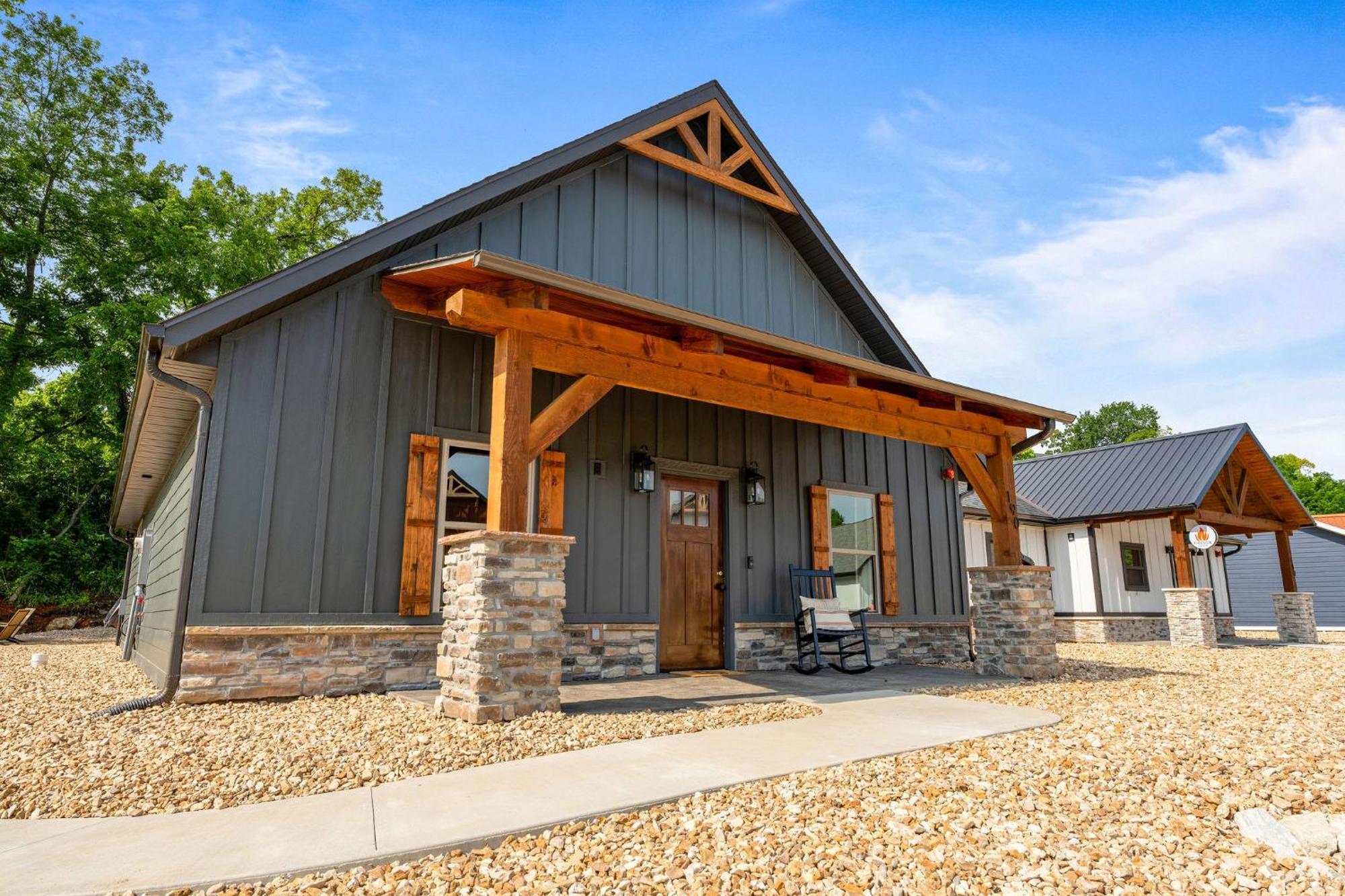 Hollister New Ozark Oasis Luxe Cabin Retreat With Hot Tub מראה חיצוני תמונה